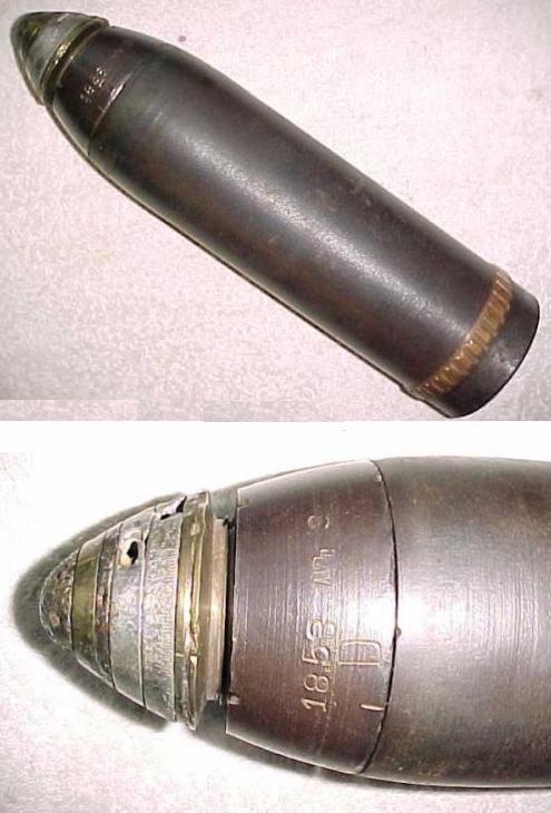 German WW1 10.5cm Shrapnel Shell - Click Image to Close